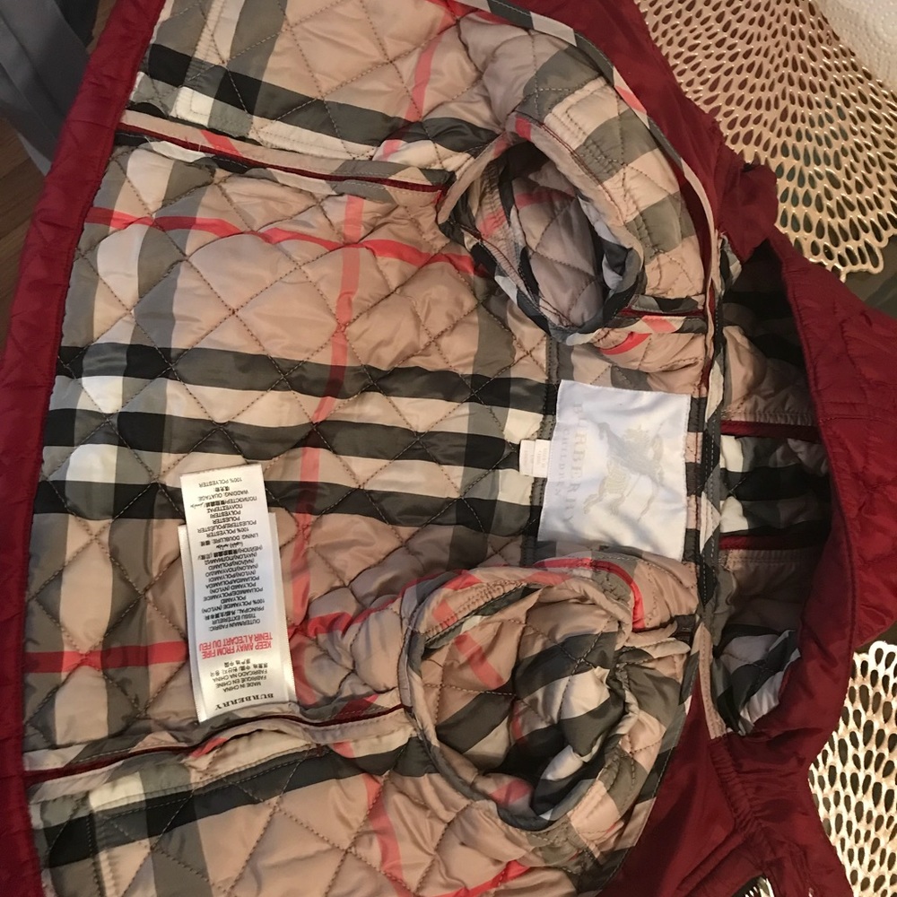 Burberry jacket for 6 month old authentic